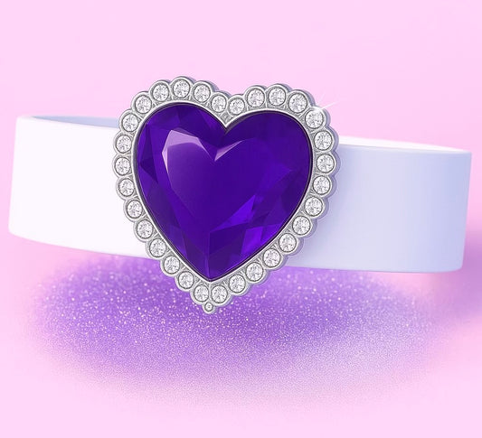 💎DiaMoND HeaRT CHaRM💎LAVENDER