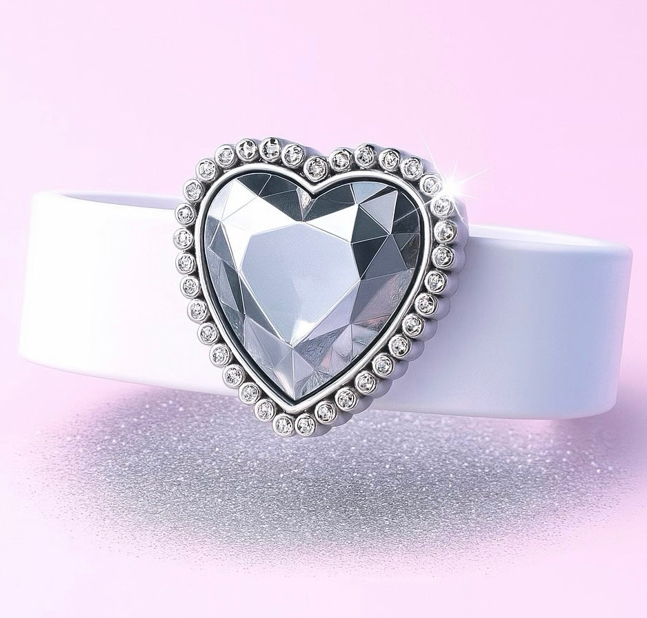 💎DiaMoND HeaRT CHaRM💎 WHITE