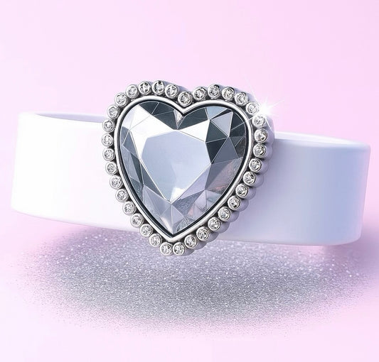 💎DiaMoND HeaRT CHaRM💎 WHITE